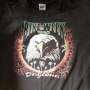 Vintage 90s Harley Bike Week Tee XL